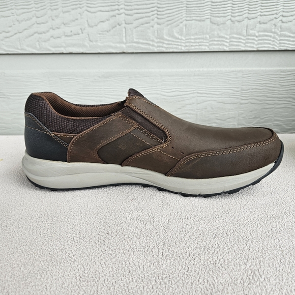 Nunn Bush Excursion Slip-On Brown Leather Sneaker Loafer Bloom Men SZ 11.5 M - Picture 4 of 11